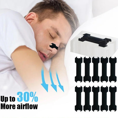 60/30/10PCS Black Nose Strips Extra Strength Nasal Strips Better Sleeping Non-Invasive