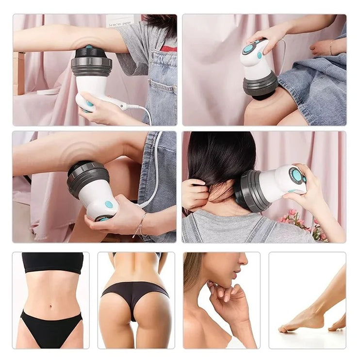 Body Electric Massager Anti Cellulite Portable Fat Slimming Health Care Massage Instrument