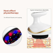 Electric EMS Body Massager Cupping Massage with LCD Display Guasha Scraping Vacuum